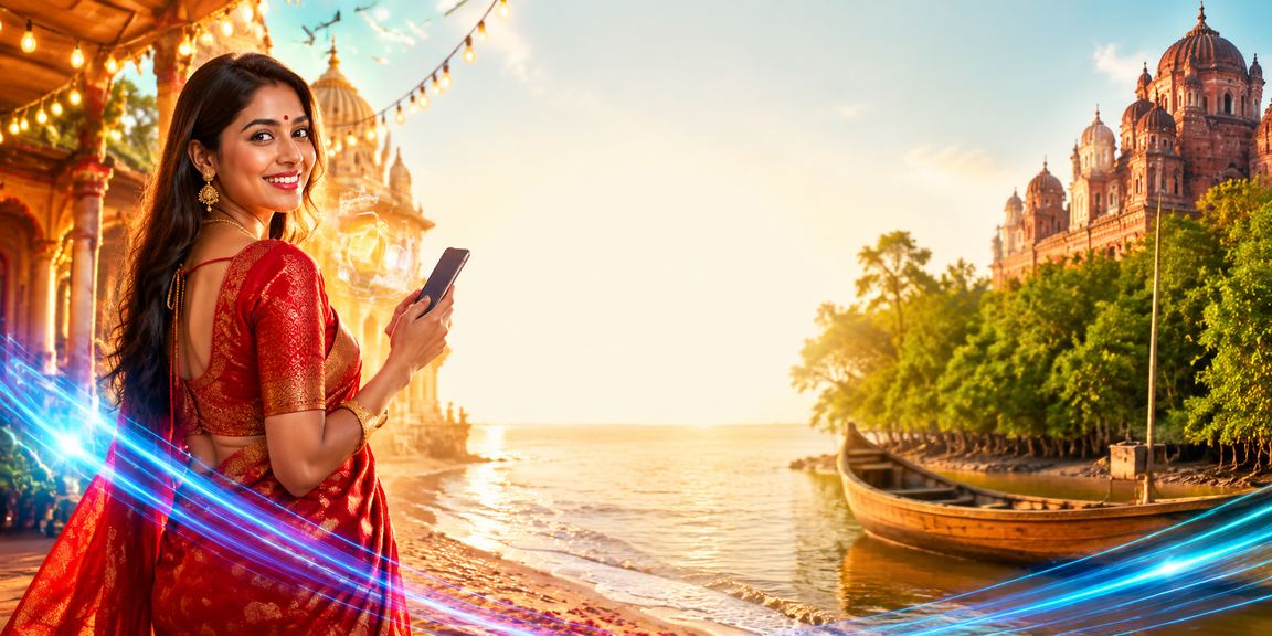 সুন্দরবন এলাকায় মোবাইলে 1555 ডিপোজিট ও ব্রাউজিং অভিজ্ঞতা